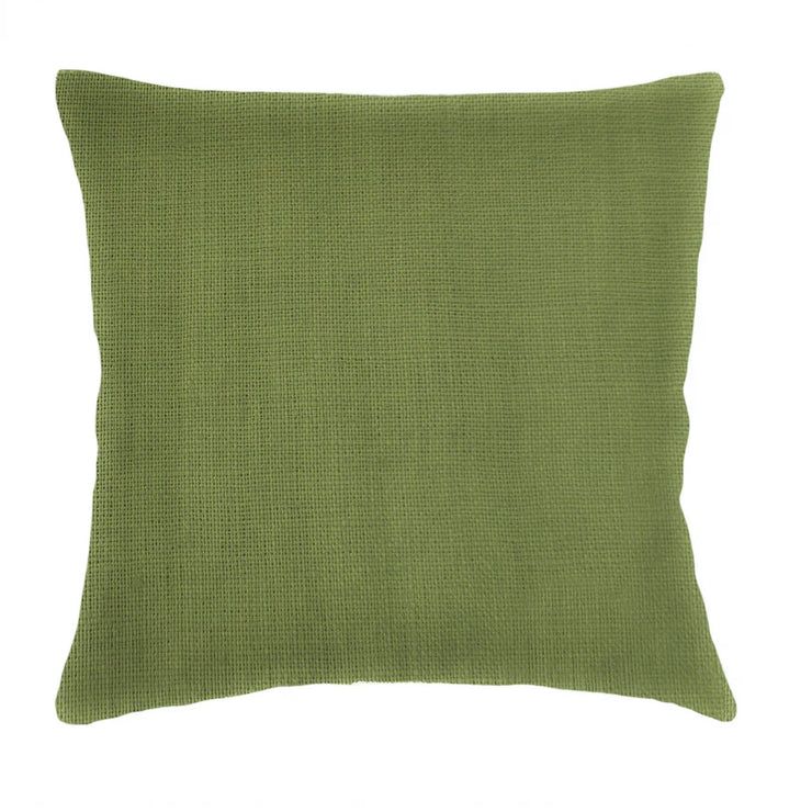 Anaya Home So Soft Linen Pure Green Pillow 20x20 With Down Insert