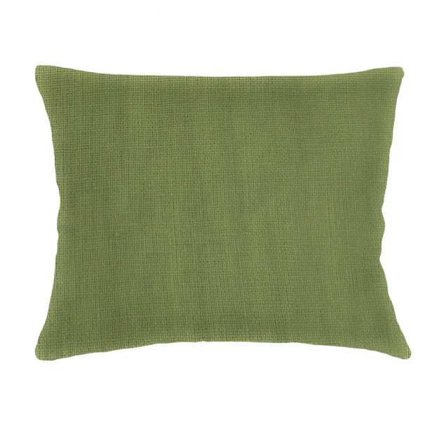 Anaya Home So Soft Linen Pure Green Dutch Euro Pillow 28x36 With Down Insert