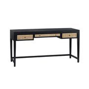Crestview Collection Alder Black Writing Desk