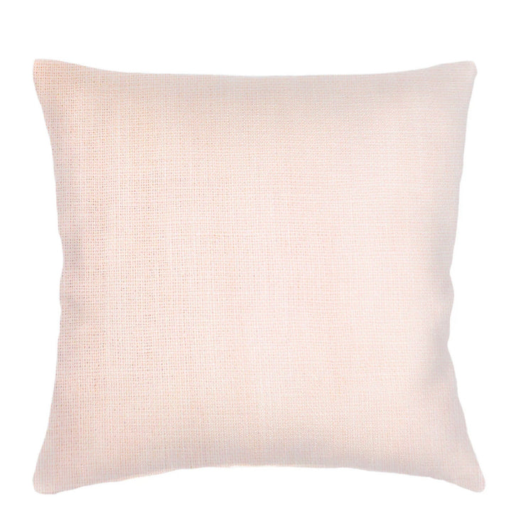 Anaya Home So Soft Linen Light Pink Pillow 20x20 With Down Insert