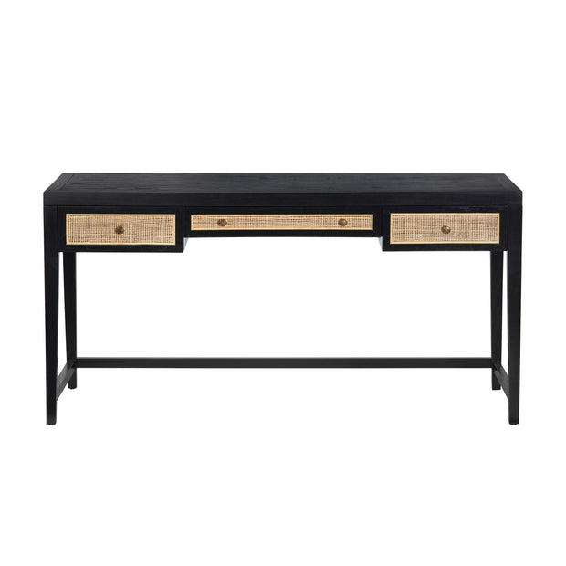 Crestview Collection Alder Black Writing Desk