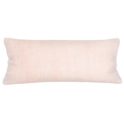 Anaya Home So Soft Linen Light Pink Lumbar Pillow 14x40 With Down Insert