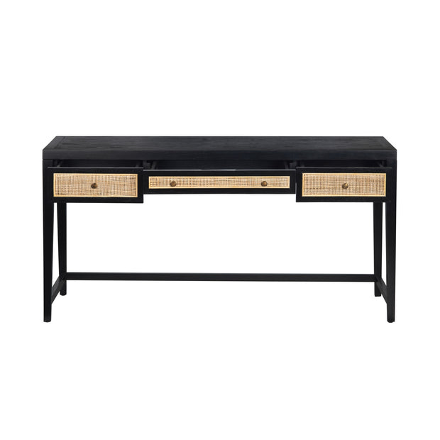 Crestview Collection Alder Black Writing Desk
