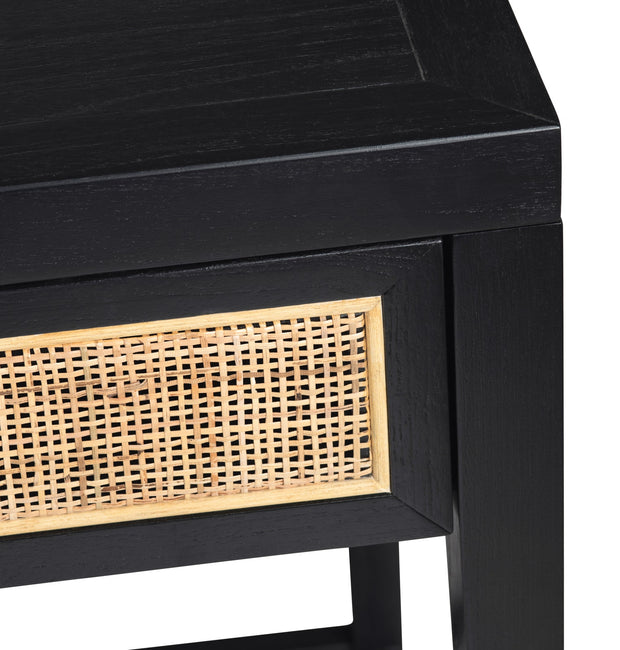 Crestview Collection Alder Black Writing Desk