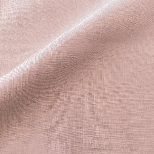 Anaya Home So Soft Linen Rose Pink Dutch Euro Pillow 28x36 With Down Insert