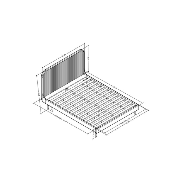 Surya Madri Modern Bed ~ Available in Queen and King Sizes