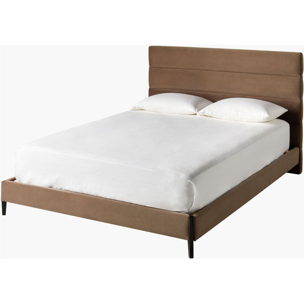Surya Knox Modern Upholstered Bed ~ Available in Queen and King Sizes