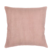 Anaya Home So Soft Linen Rose Pink Pillow 20x20 With Down Insert