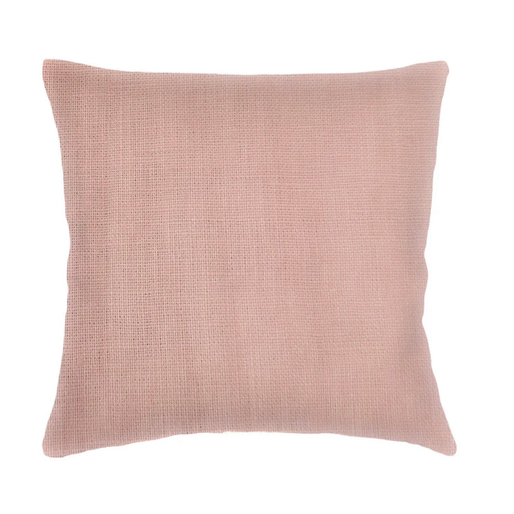 Anaya Home So Soft Linen Rose Pink Pillow 20x20 With Down Insert