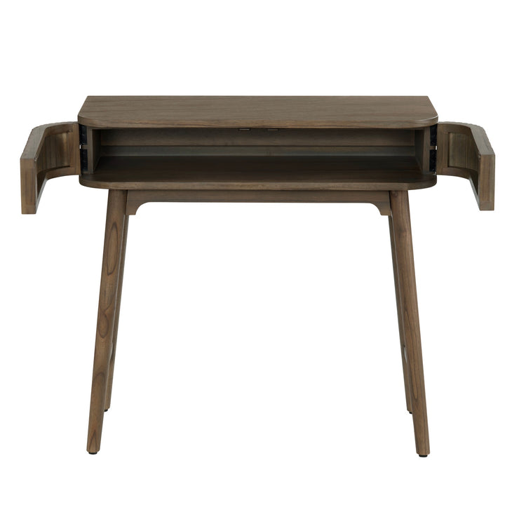 Crestview Collection Chaplin Mindi Wood 2-Door Brown Writing Desk