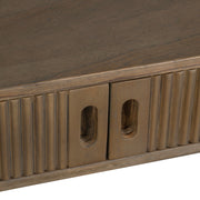 Crestview Collection Chaplin Mindi Wood 2-Door Brown Writing Desk