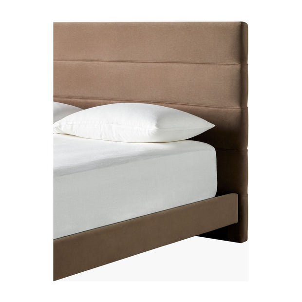 Surya Knox Modern Upholstered Bed ~ Available in Queen and King Sizes