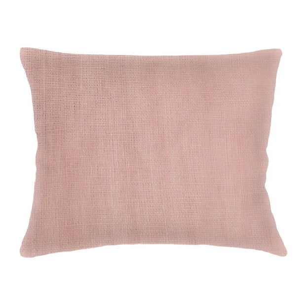 Anaya Home So Soft Linen Rose Pink Dutch Euro Pillow 28x36 With Down Insert