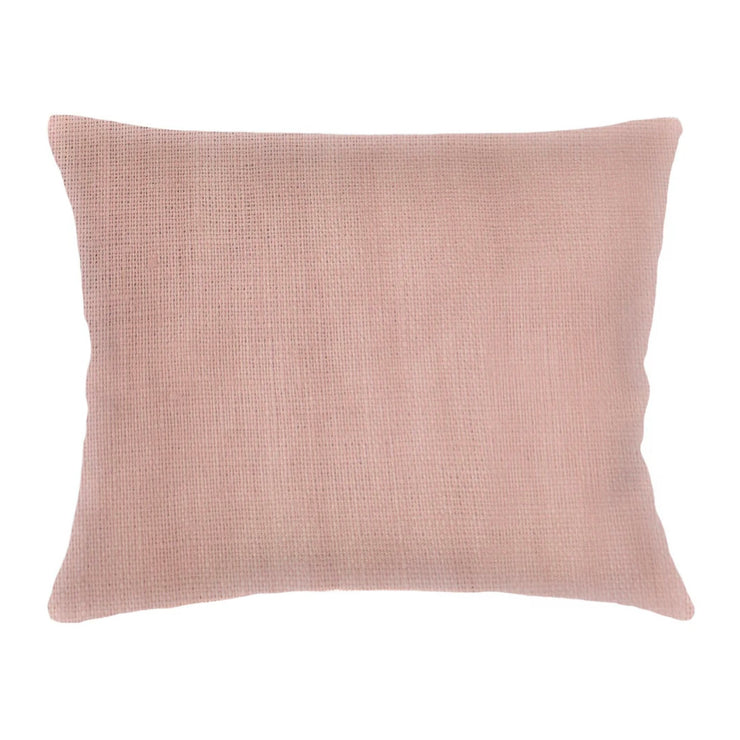 Anaya Home So Soft Linen Rose Pink Dutch Euro Pillow 28x36 With Down Insert