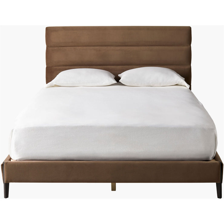Surya Knox Modern Upholstered Bed ~ Available in Queen and King Sizes