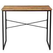 Crestview Collection Erik Solid Mango And Iron Brown Writing Desk