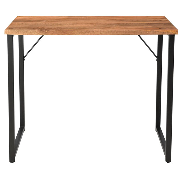 Crestview Collection Brady Solid Mango And Iron Brown Writing Desk