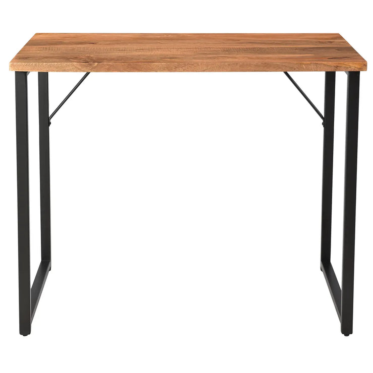 Crestview Collection Brady Solid Mango And Iron Brown Writing Desk
