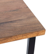 Crestview Collection Brady Solid Mango And Iron Brown Writing Desk