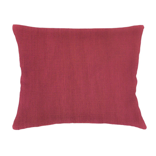 Anaya Home So Soft Linen Red Dutch Euro Pillow 28x36 With Down Insert