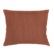 Anaya Home So Soft Linen Rustic Orange Dutch Euro Pillow 28x36 With Down Insert