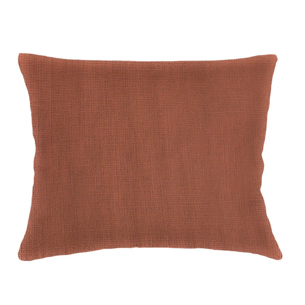 Anaya Home So Soft Linen Rustic Orange Dutch Euro Pillow 28x36 With Down Insert