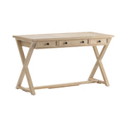 Crestview Collection Brentwood Acacia White Wood Finish Desk