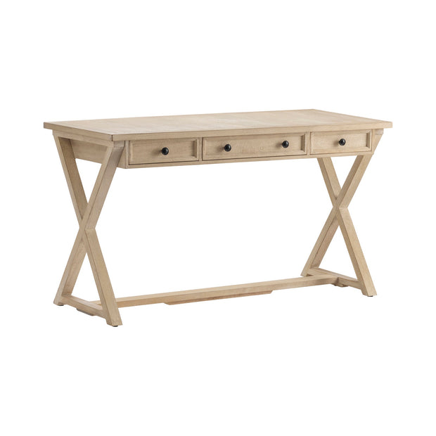 Crestview Collection Brentwood Acacia White Wood Finish Desk