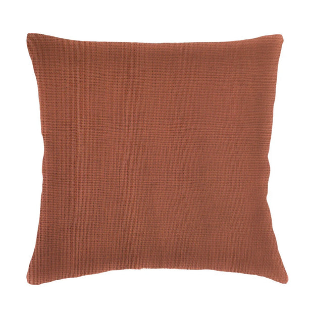 Anaya Home So Soft Linen Rustic Orange Dutch Euro Pillow 26 x26 With Down Insert