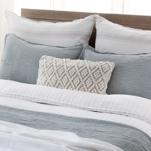 Pom Pom at Home Coco Hand Woven Pillow with Insert  ~ 14 x 24