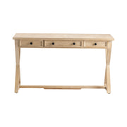 Crestview Collection Brentwood Acacia White Wood Finish Desk