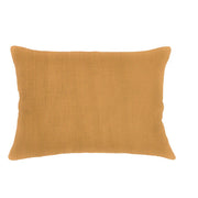 Anaya Home So Soft Linen Tuscan Yellow Lumbar Pillow 14x20 With Down Insert