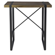 Crestview Collection Josie Solid Mango And Iron Standing Desk