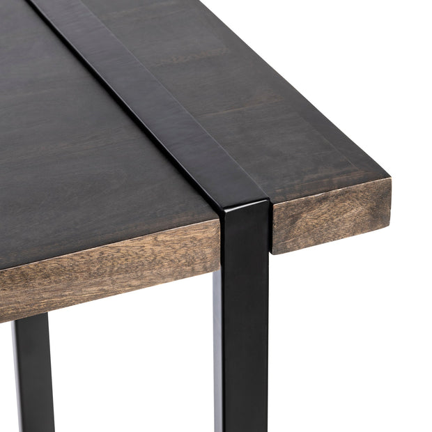 Crestview Collection Josie Solid Mango And Iron Standing Desk