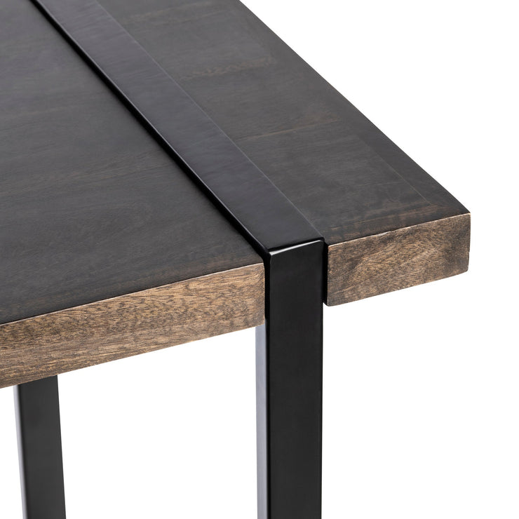 Crestview Collection Josie Solid Mango And Iron Standing Desk