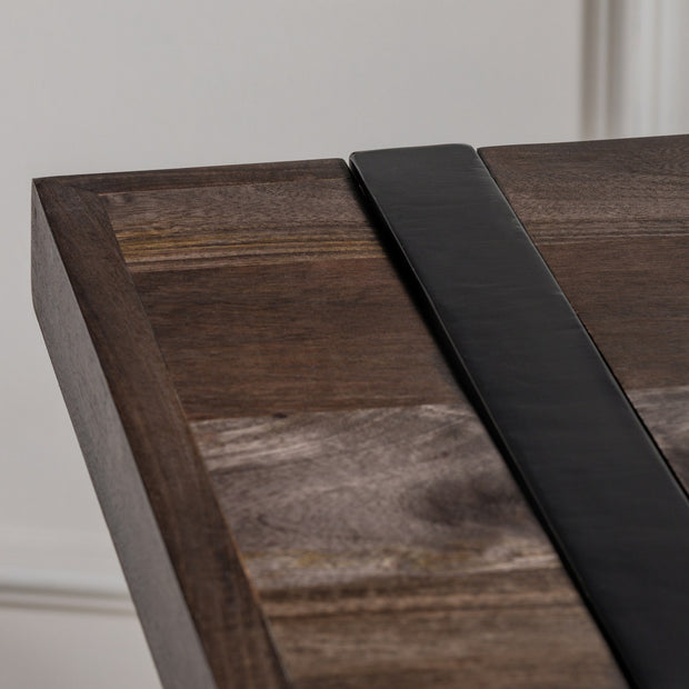 Crestview Collection Josie Solid Mango And Iron Standing Desk