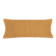 Anaya Home So Soft Linen Tuscan Yellow Lumbar Pillow 14x40 With Down Insert