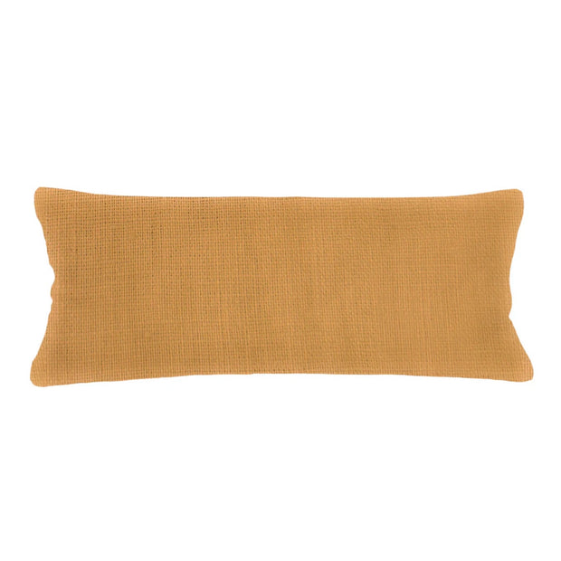 Anaya Home So Soft Linen Tuscan Yellow Lumbar Pillow 14x40 With Down Insert
