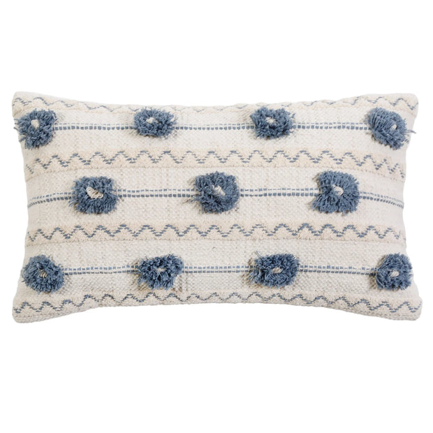 Pom Pom at Home Izzy Hand Woven Pillow with Insert  ~ 14 x 24