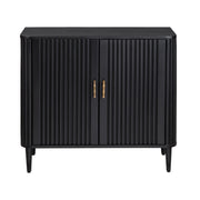 Crestview Collection Camden Black Two Door Cabinet