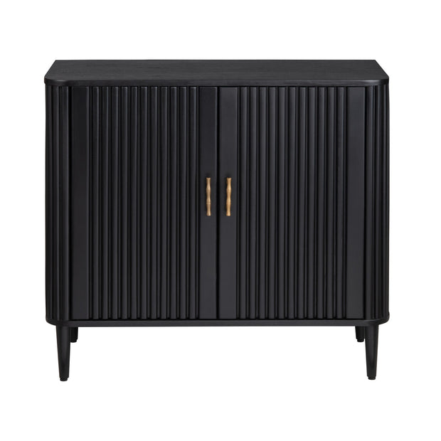 Crestview Collection Camden Black Two Door Cabinet