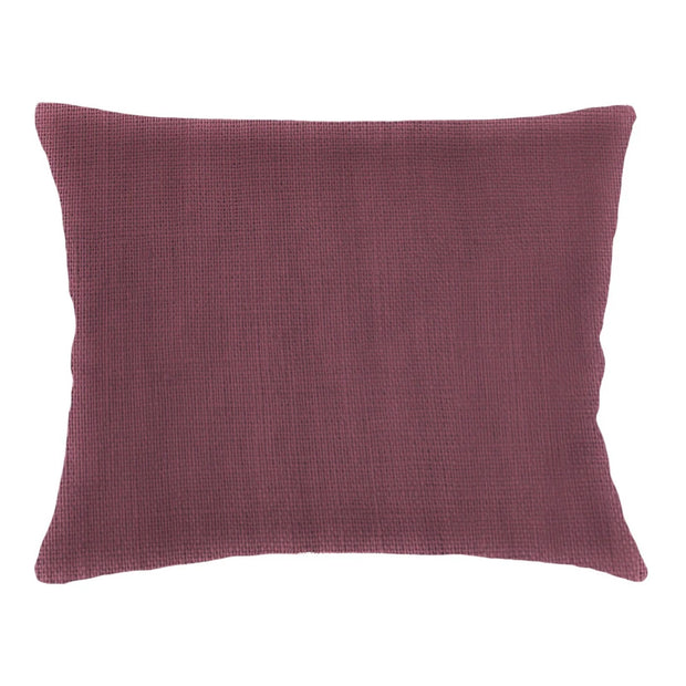 Anaya Home So Soft Linen Maroon Dutch Euro Pillow 28x36 With Down Insert