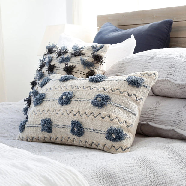 Pom Pom at Home Izzy Hand Woven Pillow with Insert  ~ 14 x 24