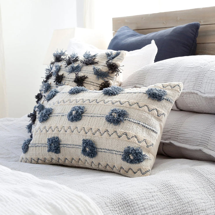 Pom Pom at Home Izzy Hand Woven Pillow with Insert  ~ 14 x 24