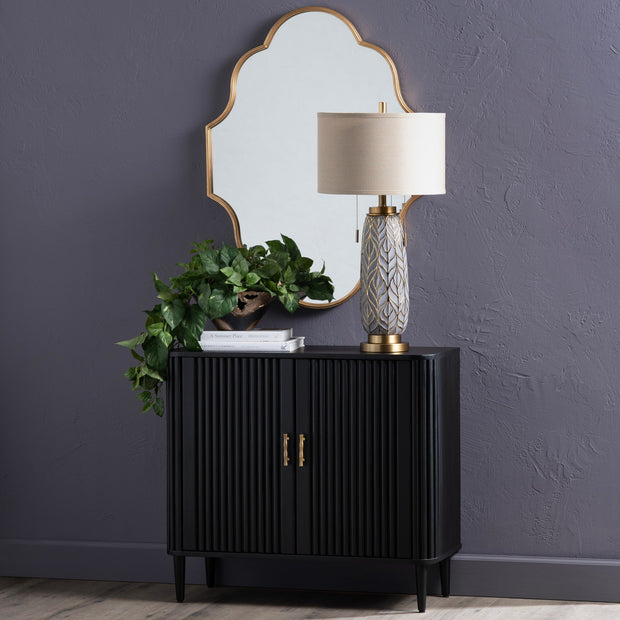 Crestview Collection Camden Black Two Door Cabinet