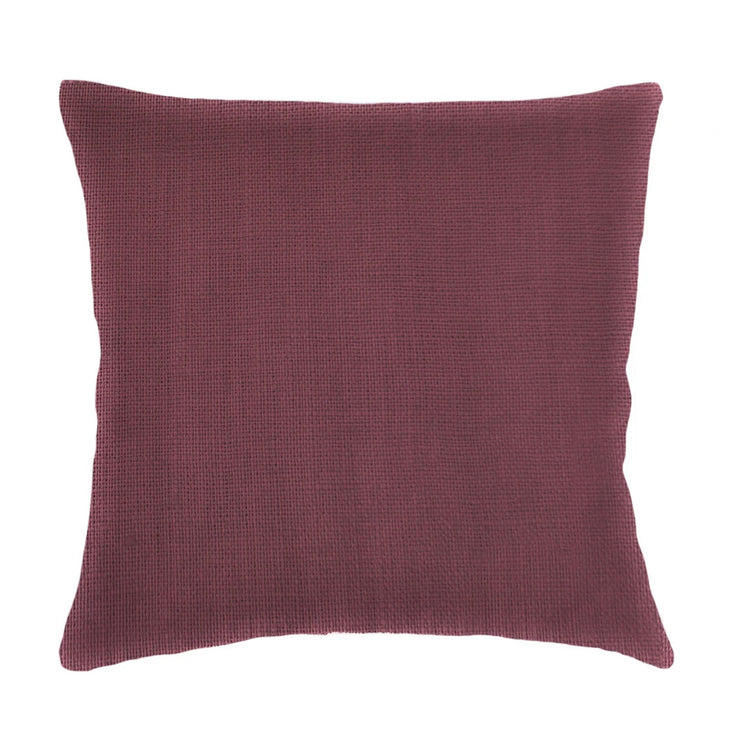 Anaya Home So Soft Linen Maroon Euro Pillow 26x26 With Down Insert