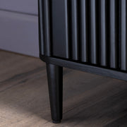 Crestview Collection Camden Black Two Door Cabinet