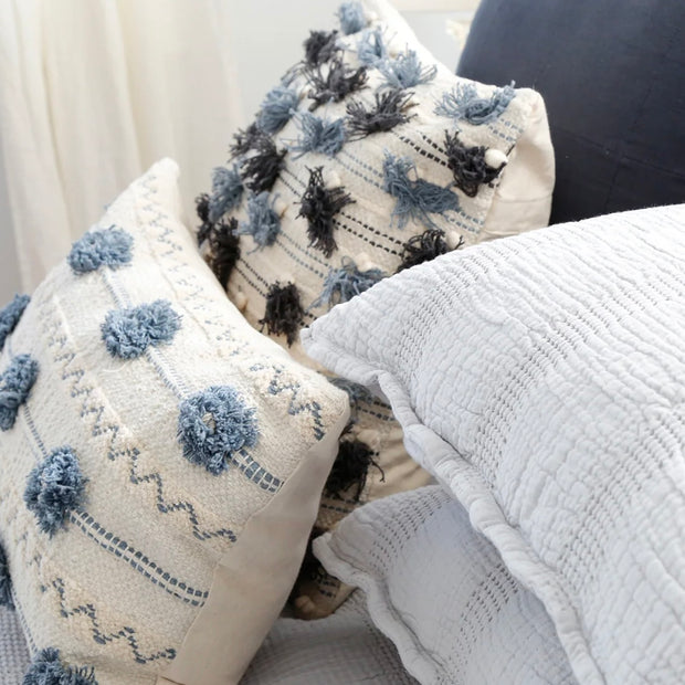 Pom Pom at Home Izzy Hand Woven Pillow with Insert  ~ 14 x 24