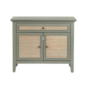 Crestview Collection Solace Light Sage Green Two Door Cabinet