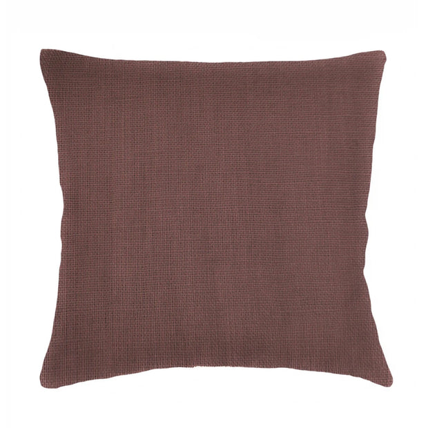 Anaya Home So Soft Linen Chestnut Brown Euro Pillow 26x26 With Down Insert
